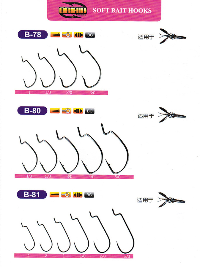 soft bait hooks